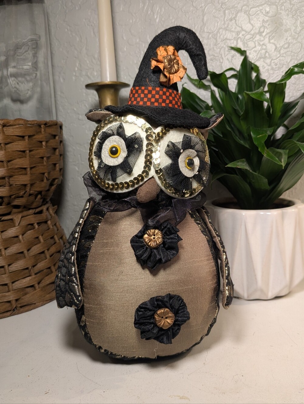 Decorative Fall / Halloween Owl